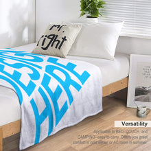 Cargar imagen en el visor de la galería, Manta con Impresión a Doble Cara de Franela Anti-Pilling con Diseño Personalizado de Tu Foto o Texto