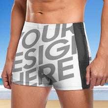 Cargar imagen en el visor de la galería, Pantalones Cortos de Playa / Bañador de Natación / Traje de Baño para Hombre DN003 Personalizados con Impresión Completa de una  imagen con Foto Logo Patrón Texto