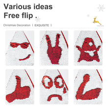 Cargar imagen en el visor de la galería, Gorros de Papá Noel con Lentejuelas con Diseño Personalizado de Tu Nombre o Imagen