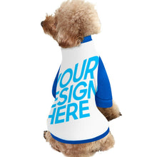 Cargar imagen en el visor de la galería, Ropa para Mascotas de Terciopelo sin Capucha con Diseño Personalizado de Tu Texto o Foto