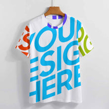 Cargar imagen en el visor de la galería, Camiseta Manga Corta Suave Casual de Verano para hombre NT Personalizada con Impresión Completa de múltiples imágenes con Foto Logo Patrón Texto