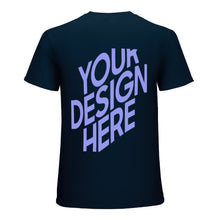 Cargar imagen en el visor de la galería, Camiseta 100% Algodón de manga corta suave para hombre FS0803130 Personalizada con Impresión Trasera de una imagen con Foto Logo Patrón Texto