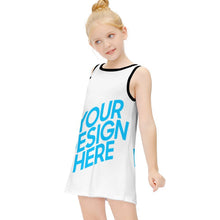 Cargar imagen en el visor de la galería, ET018 Vestido sin Mangas para Niños con Diseño Personalizado de Tus Textos o Fotos Online