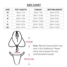 Cargar imagen en el visor de la galería, Traje de baño elegante Conjunto bikini de triángulo push-up para mujer 2 piezas J195D57 personalizado con logo foto y texto (impresión de imágenes múltiples)