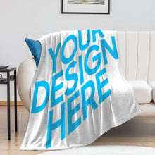 Cargar imagen en el visor de la galería, Manta para Cama y Sofá con Diseño Personalizado de Tus Fotos o Nombres Online
