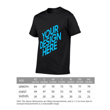 Cargar imagen en el visor de la galería, Camiseta de manga corta de algodón unisex para hombres mujeres FS0803022 Personalizada con Foto Logo Patrón Texto