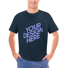 Cargar imagen en el visor de la galería, Camiseta 100% Algodón Manga Corta Casual Clásica para hombre FS0803015 con Impresión Delantera de Una Imagen con Foto Logo Patrón Texto