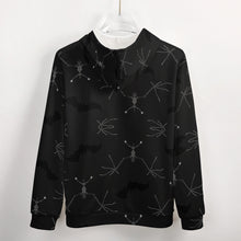 Cargar imagen en el visor de la galería, Sudadera con Capucha de felpa con cremallera Chaqueta de forro polar para hombre GH Personalizada con Impresión Completa de una imagen con Foto Logo Patrón Texto