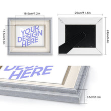 Cargar imagen en el visor de la galería, Marco de Fotos de Madera Versión Horizontal JJ0533002 Personalizado Impresion Completa de Una Imagen con Foto Logo Patrón Texto