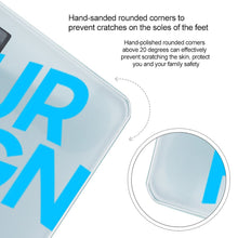 Cargar imagen en el visor de la galería, Escala de Peso con Impresión UV de Vidrio de Diseño Personalizado con Tus Textos o Fotos Online