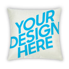 Cargar imagen en el visor de la galería, Funda de Cojín de Algodón y lino con Impresión a Una Cara de Diseño Personalizado con Tu Texto o Foto