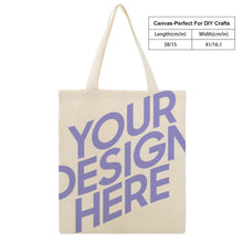 Cargar imagen en el visor de la galería, Bolsa de lona casual Big Martin 38x41CM con estampado a doble cara XB0601009 Personalizada con Foto Logo Patrón Texto
