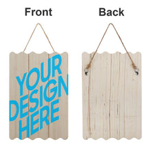 Cargar imagen en el visor de la galería, Cuadro Pintura Imagen Dibujo Colgante de Madera (de forma Ondulada) 20×30cm GY0903174 Personalizado Personalizada con Foto, Texto o Logo