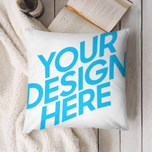 Cargar imagen en el visor de la galería, Funda de almohada de felpa suave JJ0519411 Personalizada con impresión completa de una sola imagen con Foto Logo Patrón Texto