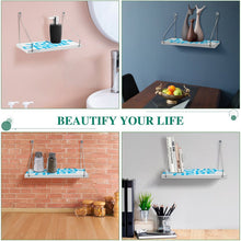 Cargar imagen en el visor de la galería, Estanterías de madera para pared/ Estanterías de carga personalizadas con foto, texto o logo