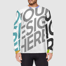 Cargar imagen en el visor de la galería, Maillot de Ciclismo Manga Larga / Camiseta Deportiva para Hombre SDS017 Personalizado con Impresión Completa de Múltiples Imágenes con Foto Logo Patrón Texto