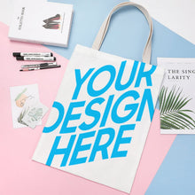 Cargar imagen en el visor de la galería, Bolsa de lona con estampado a una cara conveniente gran capacidad XB0601003 Personalizada con Foto Logo Patrón Texto