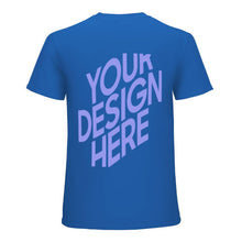 Cargar imagen en el visor de la galería, Camiseta 100% Algodón de manga corta suave para hombre FS0803130 Personalizada con Impresión Trasera de una imagen con Foto Logo Patrón Texto
