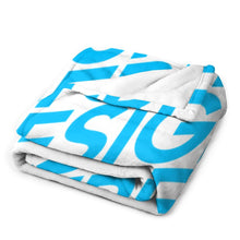 Cargar imagen en el visor de la galería, Manta para Cama y Sofá con Diseño Personalizado de Tus Fotos o Nombres Online