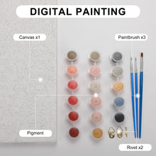 Cargar imagen en el visor de la galería, Pintura al óleo digital /Lienzo/Imagen/Cuadro con Marco interior (versión horizontall) GY0903427 Personalizado,Personalizada Con Foto,Logo O Texto