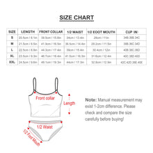 Cargar imagen en el visor de la galería, Bandeau Bikini Sexy con Tirantes Estampado de Mujer BK2101 Personalizado con Impresión Completa con Foto Logo Patrón Texto
