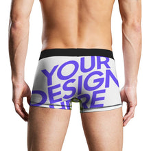 Cargar imagen en el visor de la galería, Calzoncillos Boxer / Ropa Interior de Moda para Hombre K39 Personalizados con Impresión Completa de múltiples imágenes con Foto Logo Patrón Texto