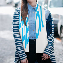 Cargar imagen en el visor de la galería, Bufanda con Flecos Suave Moderno Chalina Pañuelo de Cuello para mujer FS0805035 Personalizada con impresión completa con Foto Logo Patrón Texto