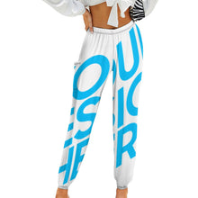 Cargar imagen en el visor de la galería, Pantalones Elásticos Casuales Deportivos para mujer NZ204 Personalizados con Impresión Completa de una imagen con Foto Logo Patrón Texto