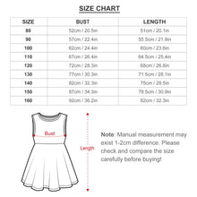 Cargar imagen en el visor de la galería, Vestido de niña F12Q vestido de jersey sin mangas personalizado con patrón foto texto (impresión de imágenes múltiples)