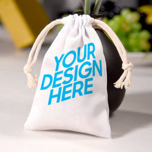 Cargar imagen en el visor de la galería, Bolsa de Almacenamiento con Cordón de Diseño Personalizado con Tus Imágenes o Patrones