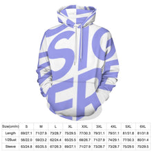 Cargar imagen en el visor de la galería, Sudadera Deportiva Estampada Talla Grande con Bolsillo Canguro Capucha de Capa Doble Unisex para Mujer Hombre FS0816145 Personalizada Impresion Completa de Una Imagen con Foto Logo Patrón Texto