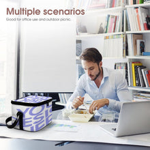 Cargar imagen en el visor de la galería, Bolsa Térmica para Hielo Alimentos Fríos o Calientes / Bolsa de Almuerzo Plegable Reutilizable para Picnic JJ0522216 Personalizada Impresion Completa de Una Imagen con Foto Logo Patrón Texto