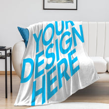 Cargar imagen en el visor de la galería, Manta de Felpa para Hogar con Diseño Personalizado de Tus Imágenes o Textos