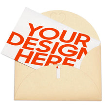 Cargar imagen en el visor de la galería, Tarjeta de felicitación tarjeta postal tarjeta foto en versión horizontal personalizada con logotipo de texto de patrón de fotos