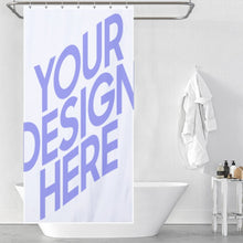 Cargar imagen en el visor de la galería, Cortina de Ducha / Cortina de baño de Poliéster Personalizada con impresión completa con Foto Logo Patrón Texto
