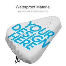 Cargar imagen en el visor de la galería, Funda Impermeable de Poliéster de Asiento de Bicicleta con Diseño Personalizado de Tus Patrones o Nombres