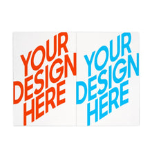 Cargar imagen en el visor de la galería, Versión vertical tarjeta de felicitación tarjeta postal tarjeta foto personalizada con logotipo texto patrón fotos