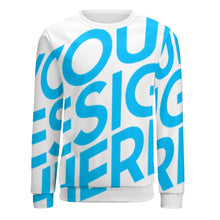 Cargar imagen en el visor de la galería, Sudadera sin capucha casual con estampado para hombre FS0816074 Personalizada con Impresión Completa de una imagen con Foto Logo Patrón Texto