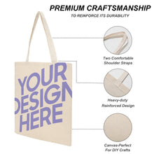 Cargar imagen en el visor de la galería, Bolsa de lona casual Big Martin 38x41CM con estampado a una cara XB0601000 Personalizada con Foto Logo Patrón Texto