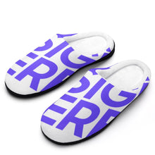 Cargar imagen en el visor de la galería, Pantuflas de Algodón para mujer personalizadas con Impresión Completa con Foto Logo Patrón Texto