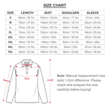 Cargar imagen en el visor de la galería, Polo Casual Elegante Manga Larga / Camisa Solapa Clásica para Hombre SDS008 Personalizado con Impresión Completa de una imagen con Foto Logo Patrón Texto