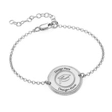 Cargar imagen en el visor de la galería, Pulsera Conmemorativa de Graduación Grabado de Gorro de Soltero / Regalo Personalizado de Graduación para Estudiante Universidad para Mujer Hombre S0045 Personalizada con Texto Nombre