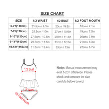 Cargar imagen en el visor de la galería, Tankini / Bañador con Volantes Estampado para Niñas NT024 Personalizado con Impresión Completa con Foto Logo Patrón Texto
