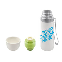 Cargar imagen en el visor de la galería, Taza de Ojiva de Bala de Acero Inoxidable con Impresión Térmica de Diseño Personalizado Personalizada con Foto, Texto o Logo