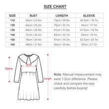 Cargar imagen en el visor de la galería, Vestido de manga larga para niña vestido acampanado F6Q personalizado con patrón foto texto (impresión de imágenes múltiples)