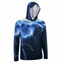 Cargar imagen en el visor de la galería, Sudadera con capucha con protección solar manga larga para hombre NZ145 Personalizada con Impresión Completa con Foto Logo Patrón Texto