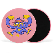 Cargar imagen en el visor de la galería, Discos deslizantes Core Sliders Dual Sided Rosado discos de ejercicio de doble cara YD2301003 Personalizado con Foto, Texto o Logo