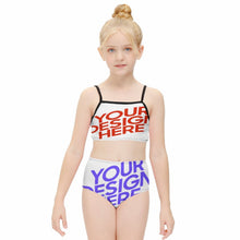 Cargar imagen en el visor de la galería, Niños niñas traje de baño bikini traje de baño NT009 personalizado con patrón foto texto (impresión de imágenes múltiples)