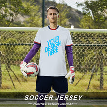 Cargar imagen en el visor de la galería, JG6319 Uniforme de Fútbol para Adultos con Diseño Personalizado Personalizada de Tus Nombres o Fotos