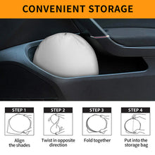 Cargar imagen en el visor de la galería, Parasoles Plegables Universales (un Par) para Parabrisas Delantero de Coche SUV Camiones QC1104037 Personalizados Impresion Completa de Una Imagen con Foto Logo Patrón Texto